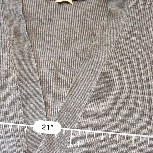 Entro Gray Sweater Vest L - Picture 4 of 7